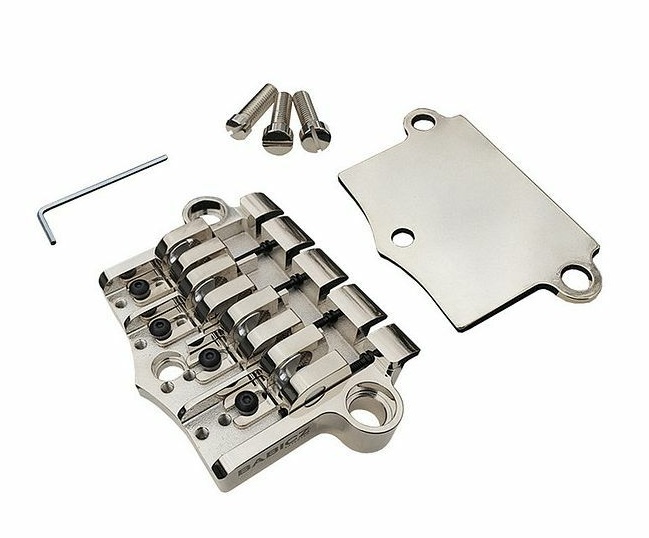 Babicz FCH 3-Point 4-String G-Style Bass Bridge Nickel - Versandrückläufer