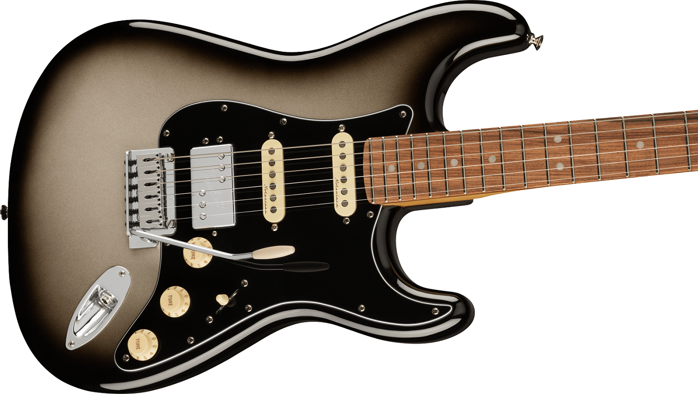 Player Plus Stratocaster® HSS, Pau Ferro Fingerboard, Silverburst