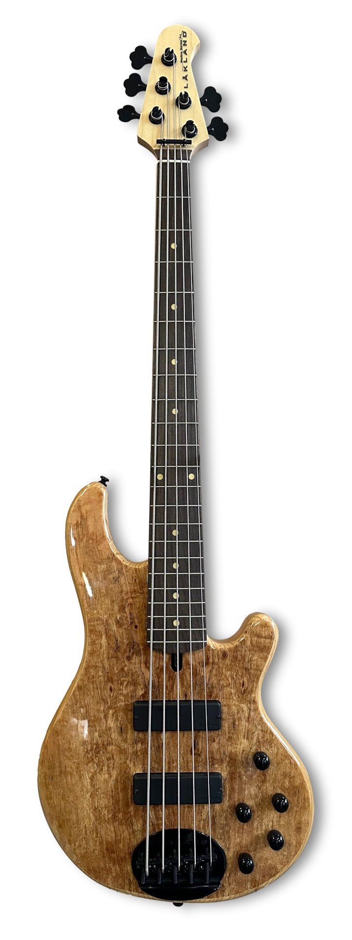 Skyline 55-01 Deluxe Bass, 5-String - Spalted Maple Top, Natural Gloss B-Stock