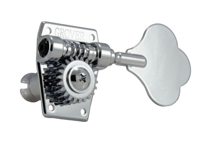 142C Vintage Bass Machines - Bass Machine Heads, 2 + 2 - Chrome