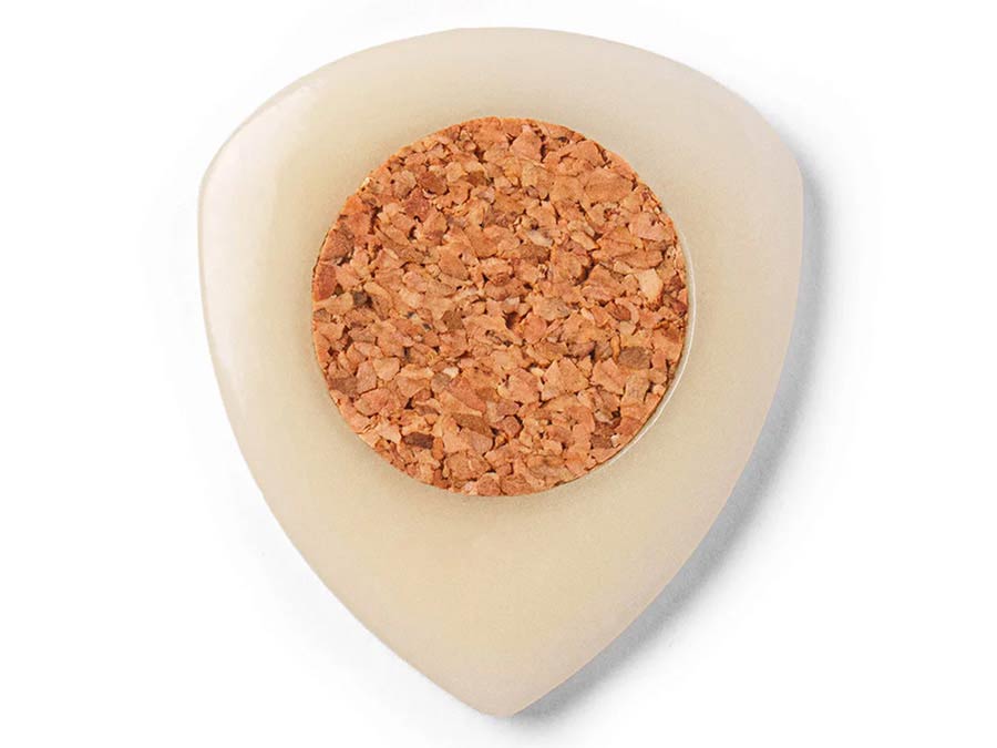BMP-TAG4 Tagua Pick mit Kork Griffeinlage, 4er Pack
