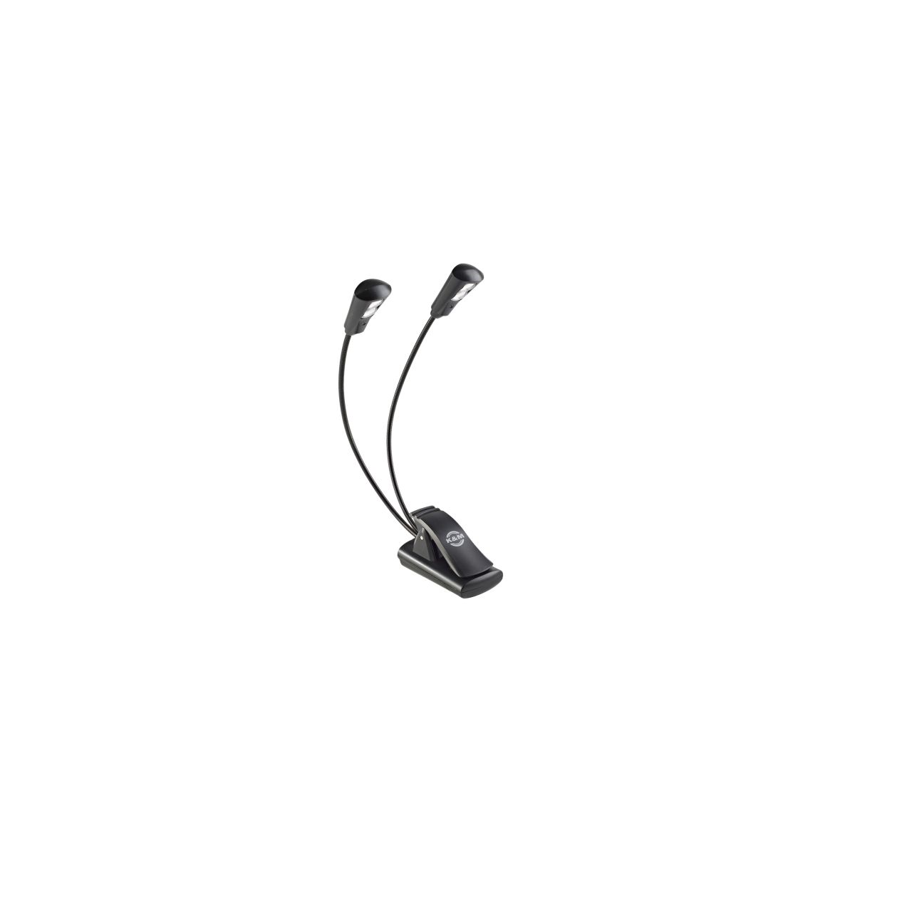 12244 Notenpultleuchte "Double2 LED FlexLight" - schwarz