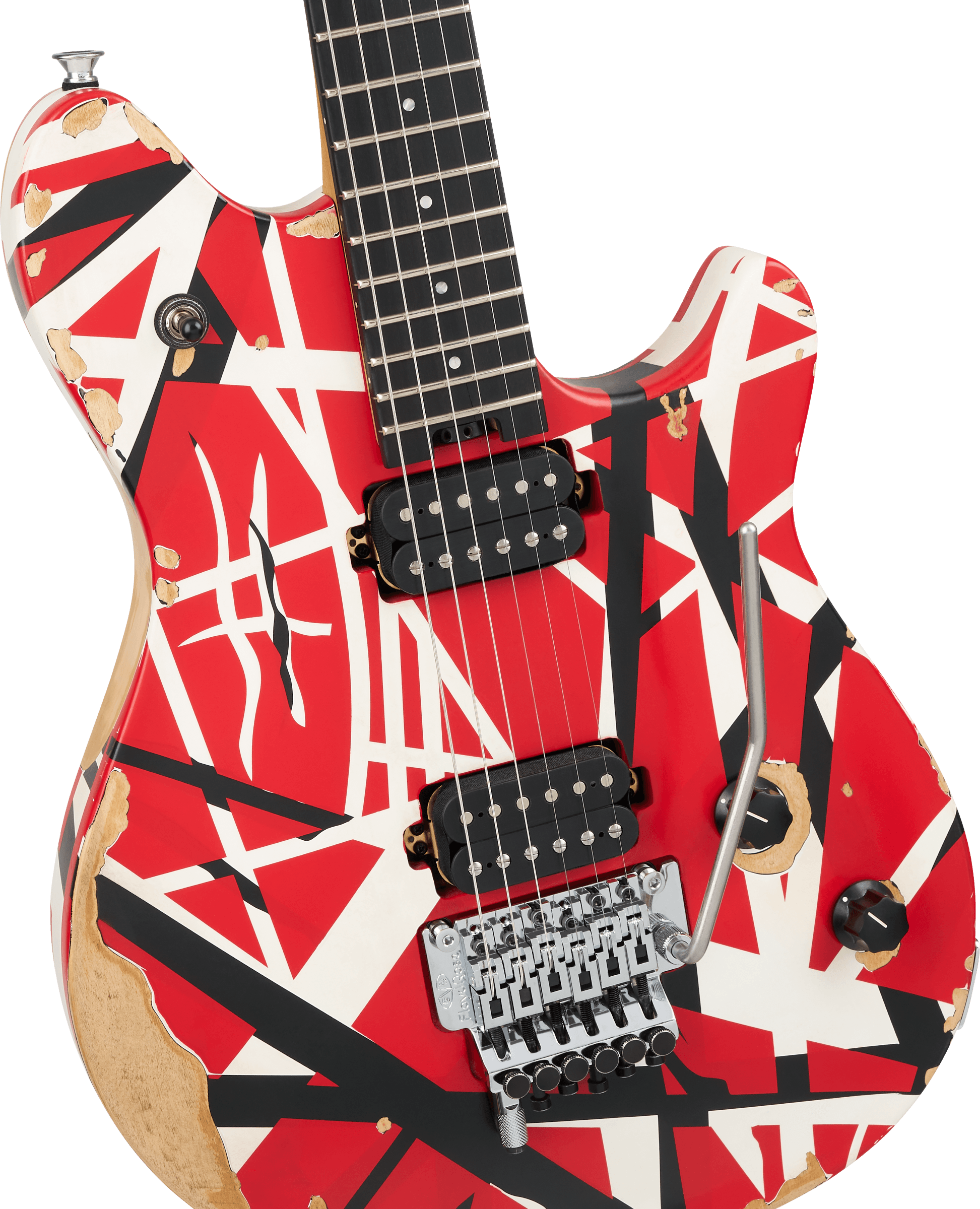 Ltd Wolfgang Special Striped Series, Ebony Red, Black, and White, Aged