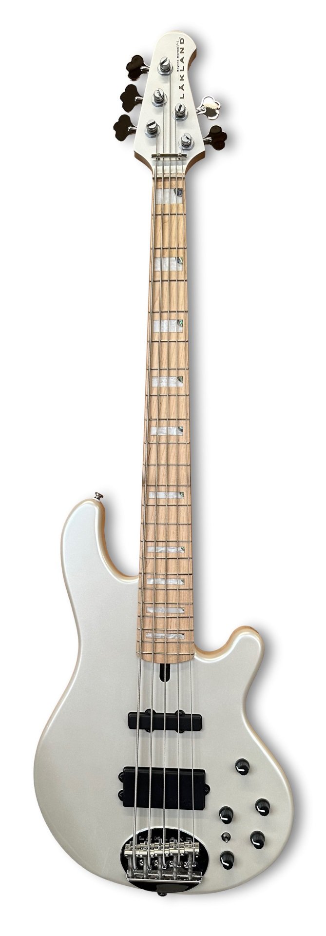 Skyline 55-02 Custom Bass, 5-String - White Pearl Gloss
