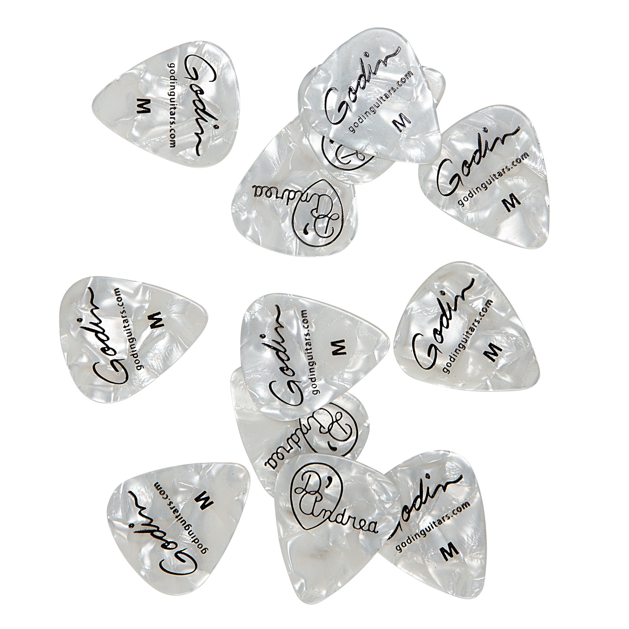 Picks White Pearl .71mm  Medium