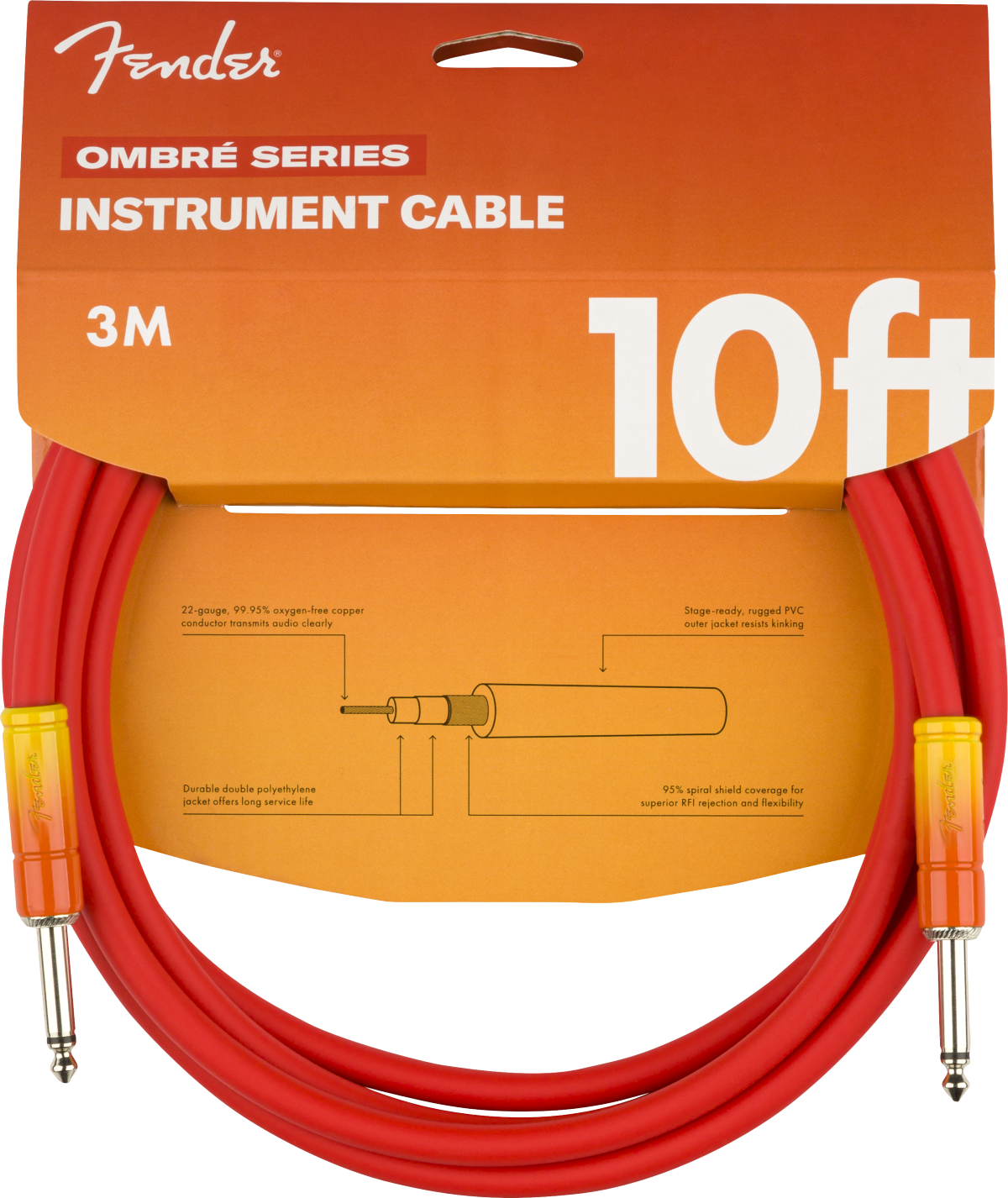 Ombré Cable Tequila Sunrise