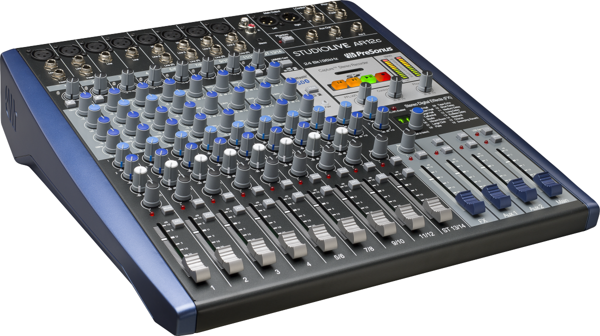 StudioLive® AR12c Analog Mixer, Blue, 230-240V EU