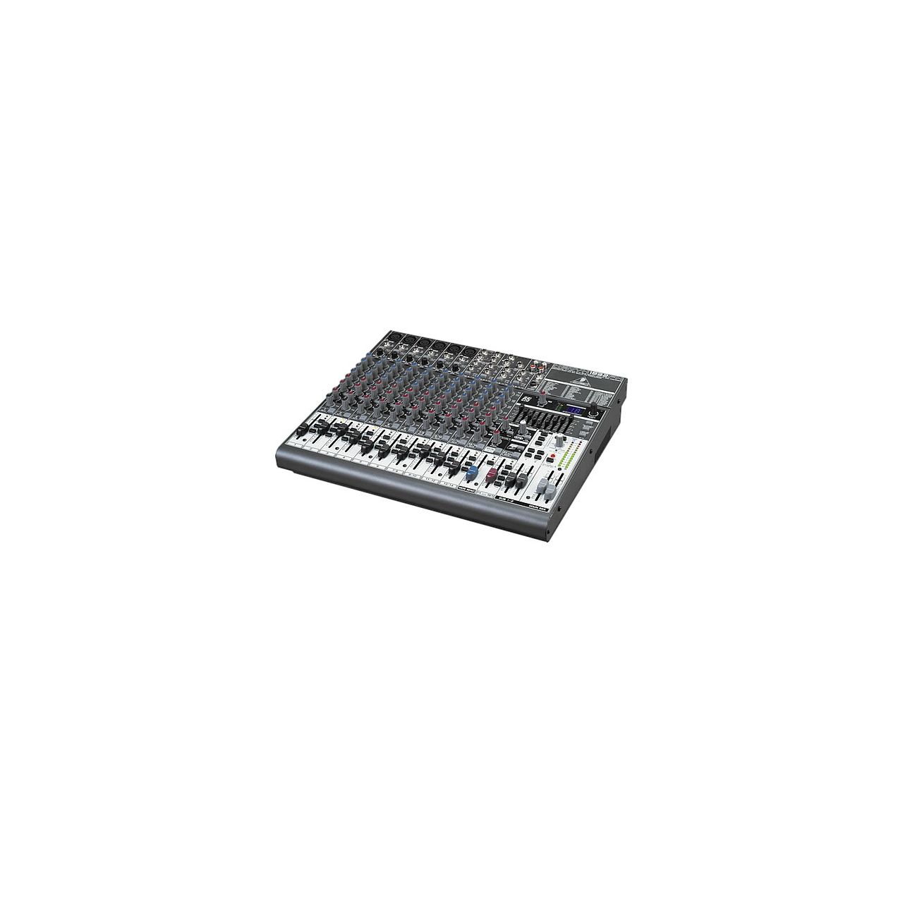XENYX 1832FX
18-Kanal 3/2-Bus Premium Mixer mit XENYX Mic Preamps, British EQs, 24-Bit Multi-Eff