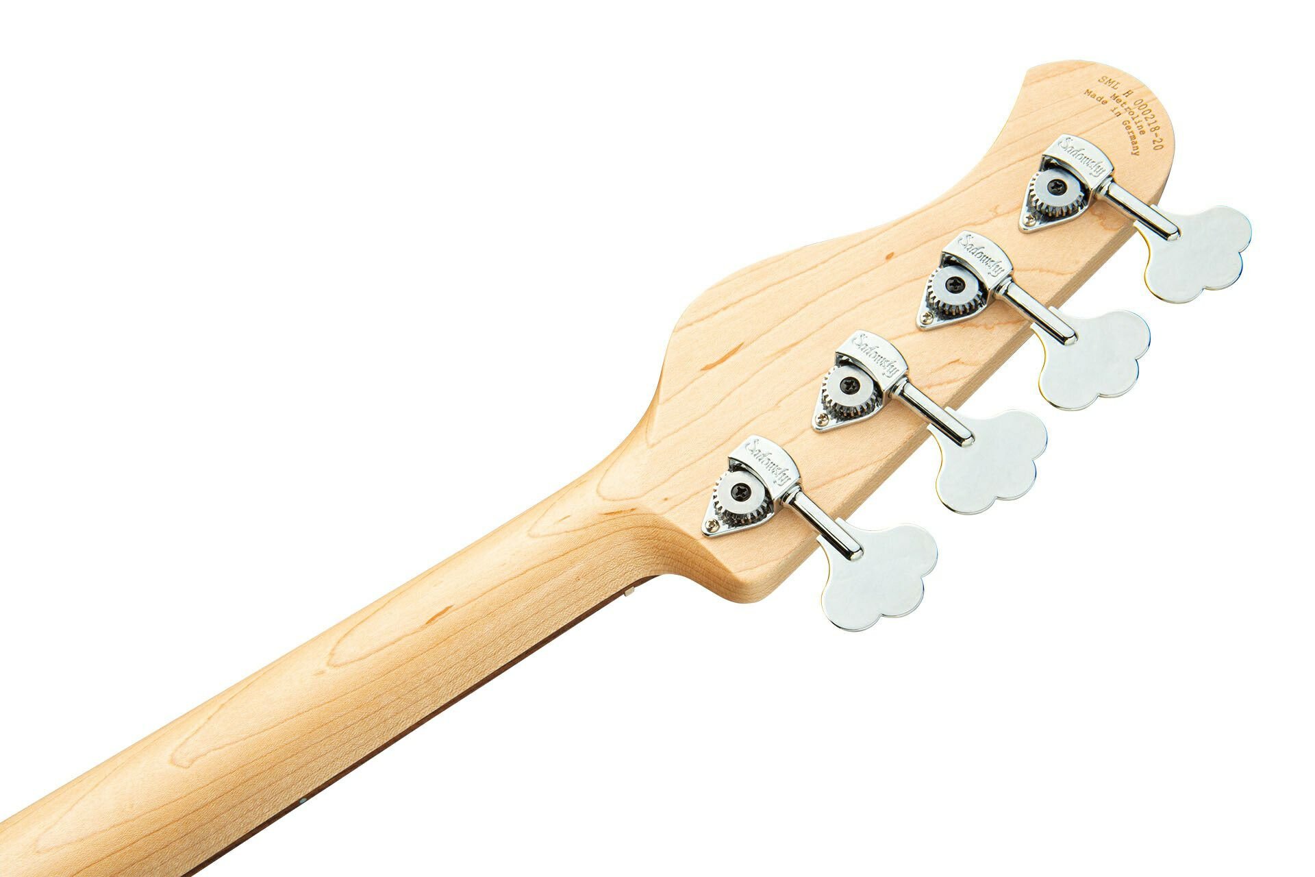MetroLine 21-Fret Vintage J/J Bass - Solid Black Satin 