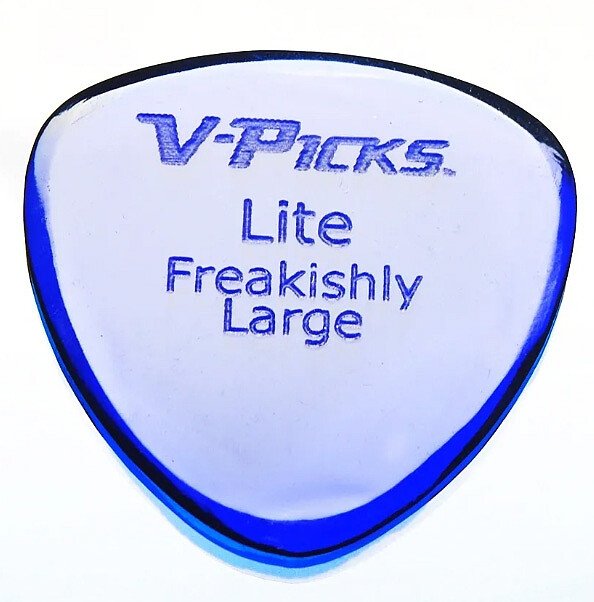 Freak. Large Round Lite Pick blue