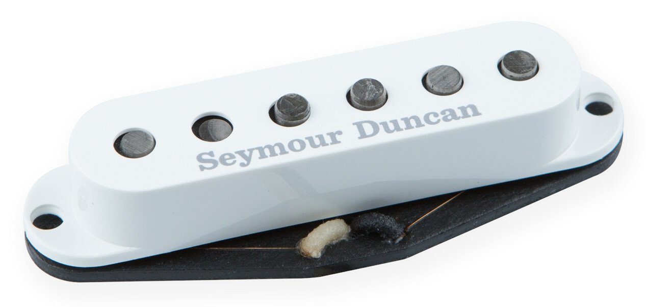 SSL-1L - Vintage Staggered Strat Pickup, Lefthand - White Cap