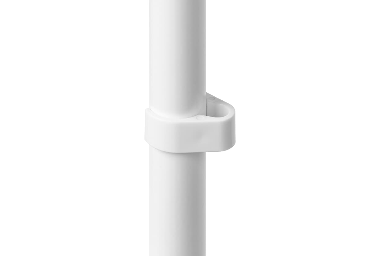 Rundfuß-Mikrofonstativ - 10'' Weiß