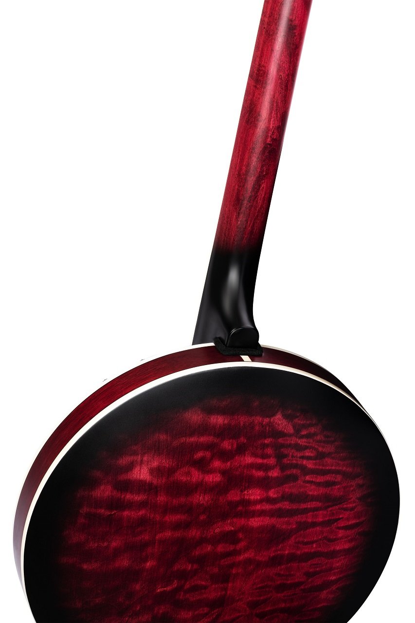 OBJE400TFR Falcon Banjo Fade Red + Gigbag
