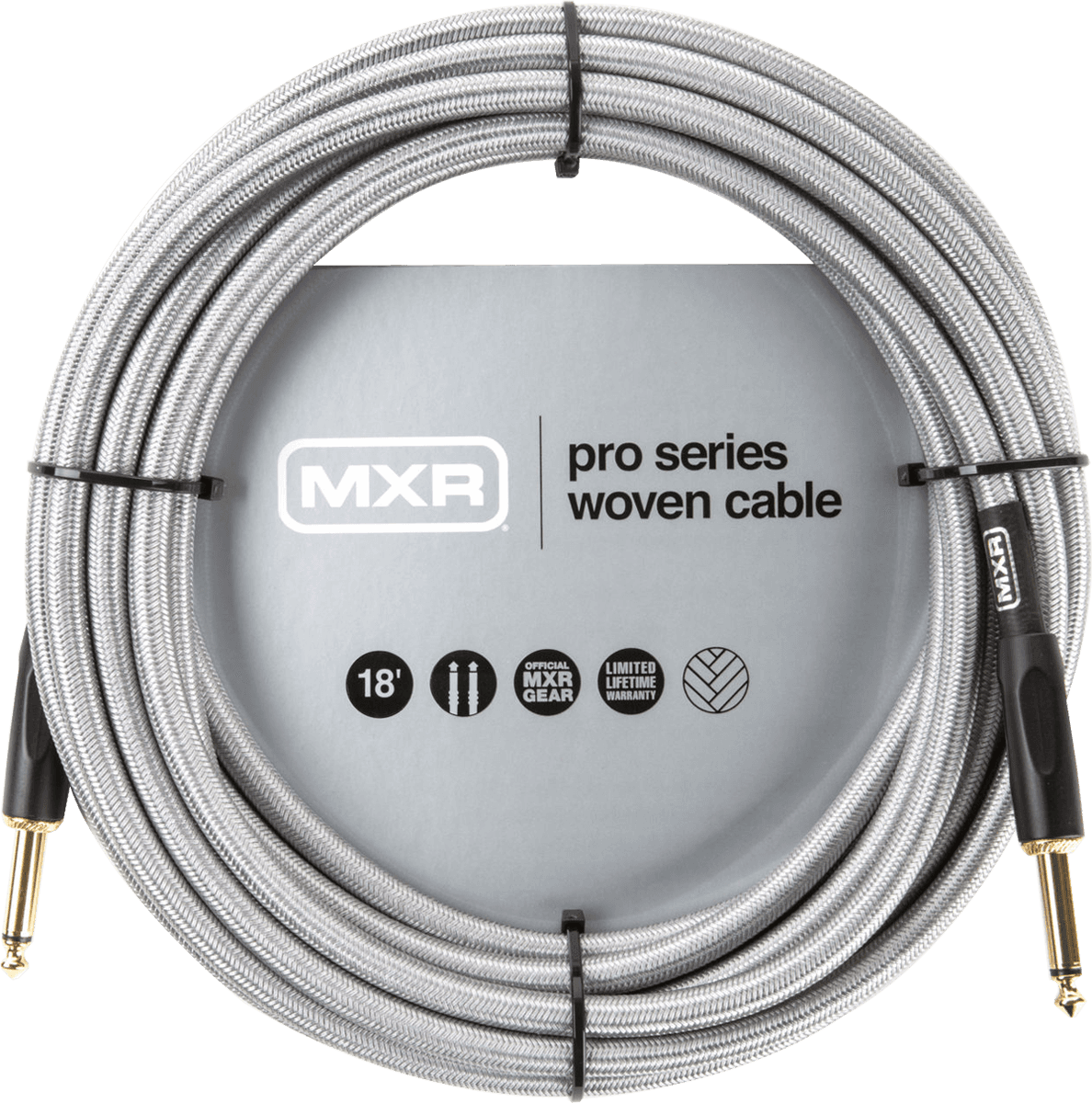 Pro series woven cable 18' Jack-Jack mono