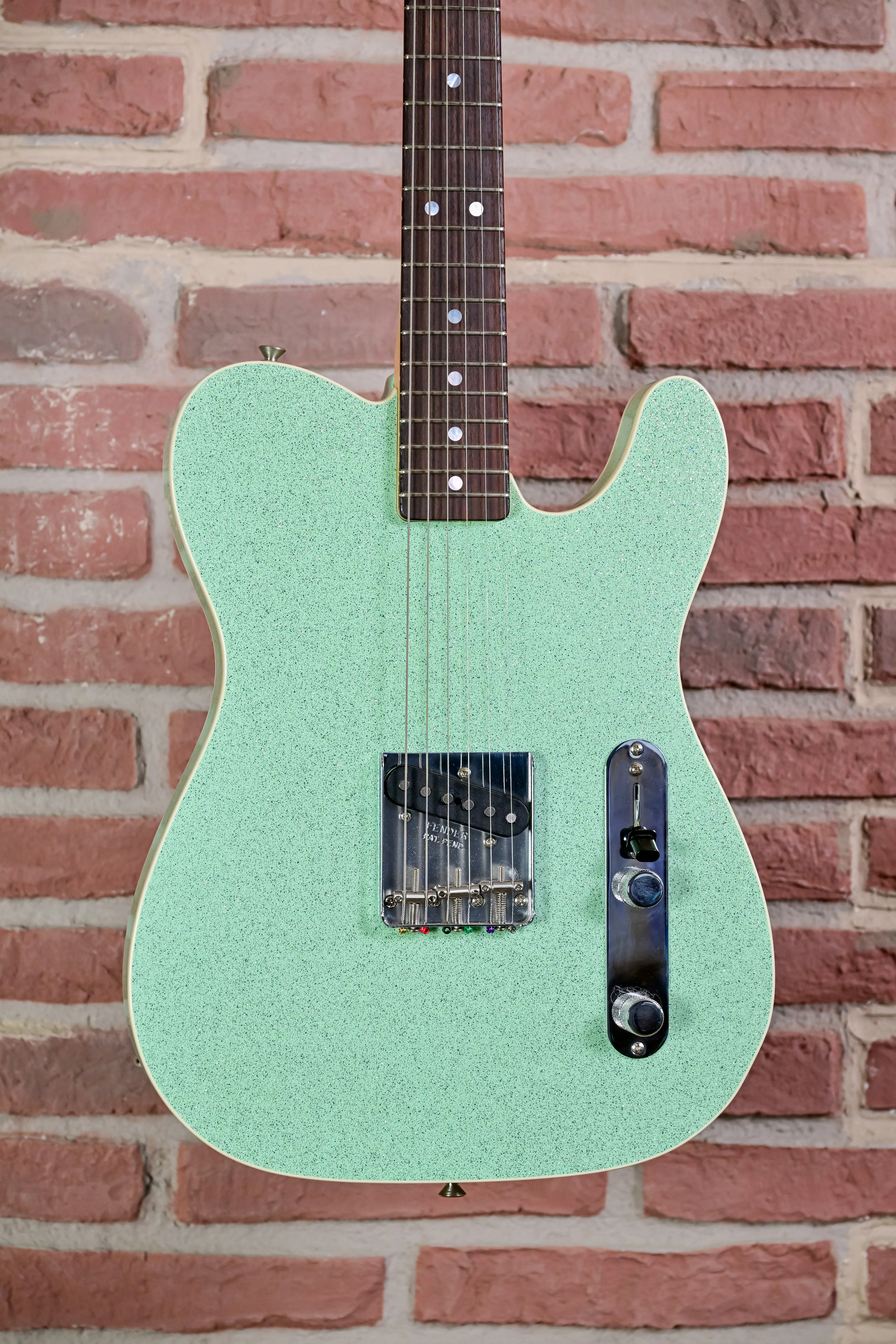Masterbuilt 60s Esquire NOS by Jason Smith Surf Green with Silver-Green-Blue Flake