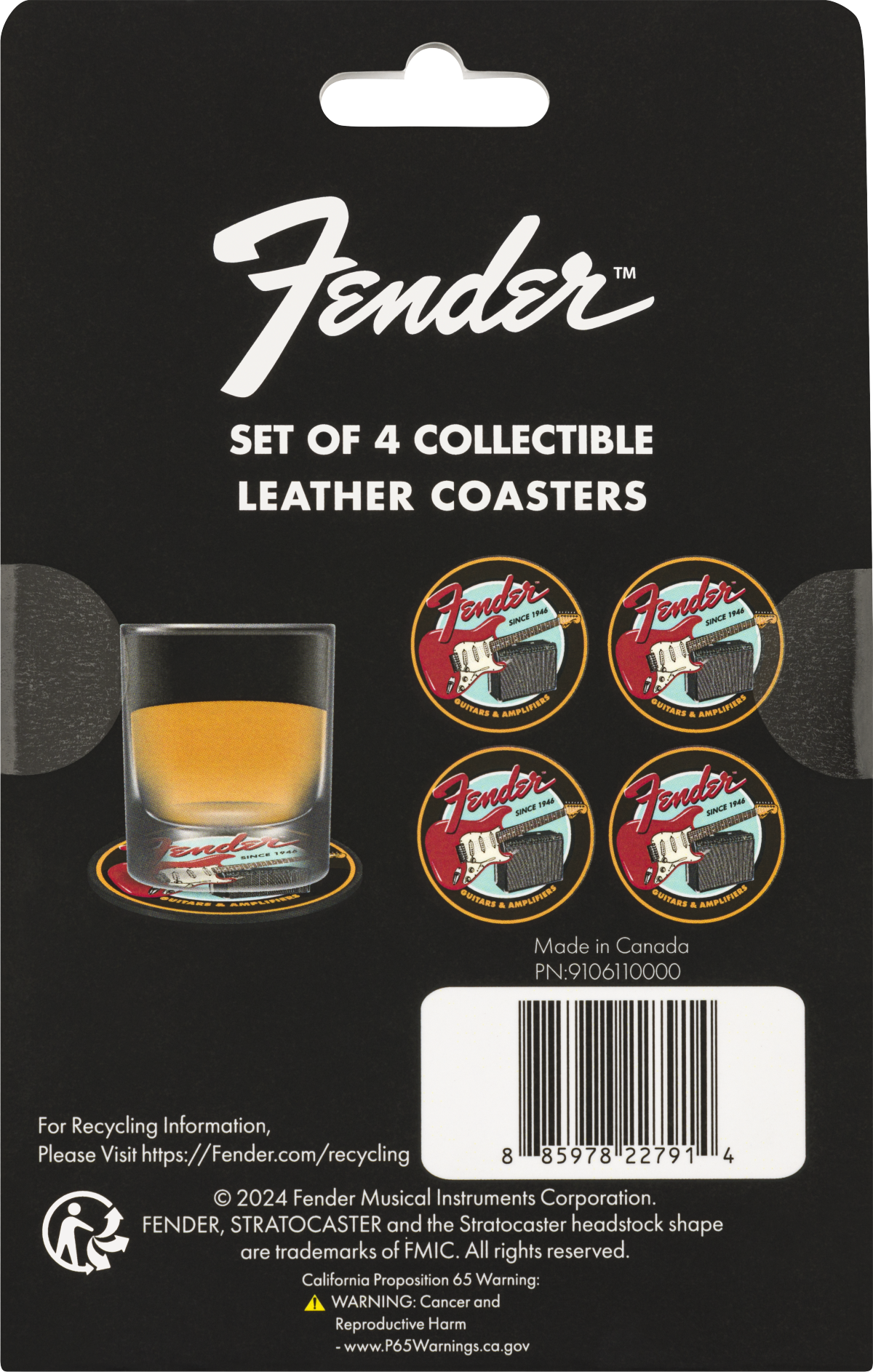 Coaster Set  1946 Guitars & Amps