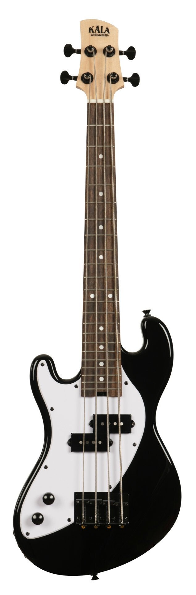 U-Bass Solid Body 4-String Lefthand Jet Black Fretted with Bag