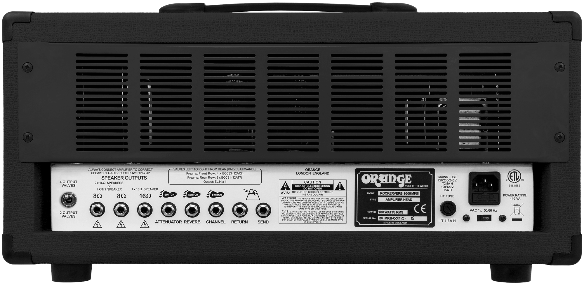 Rockerverb 100H MKIII BK