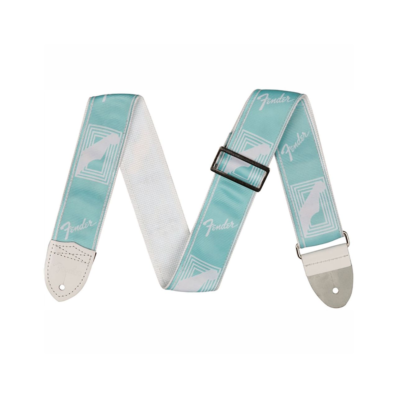 2” Monogrammed Strap, Daphne Blue - Gurt