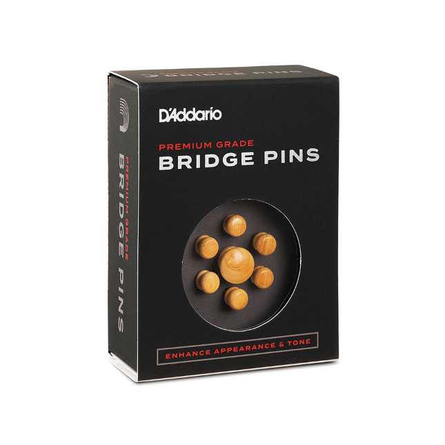 Bridge-Pins mit Gurtknopf, Satz aus Buchsbaum