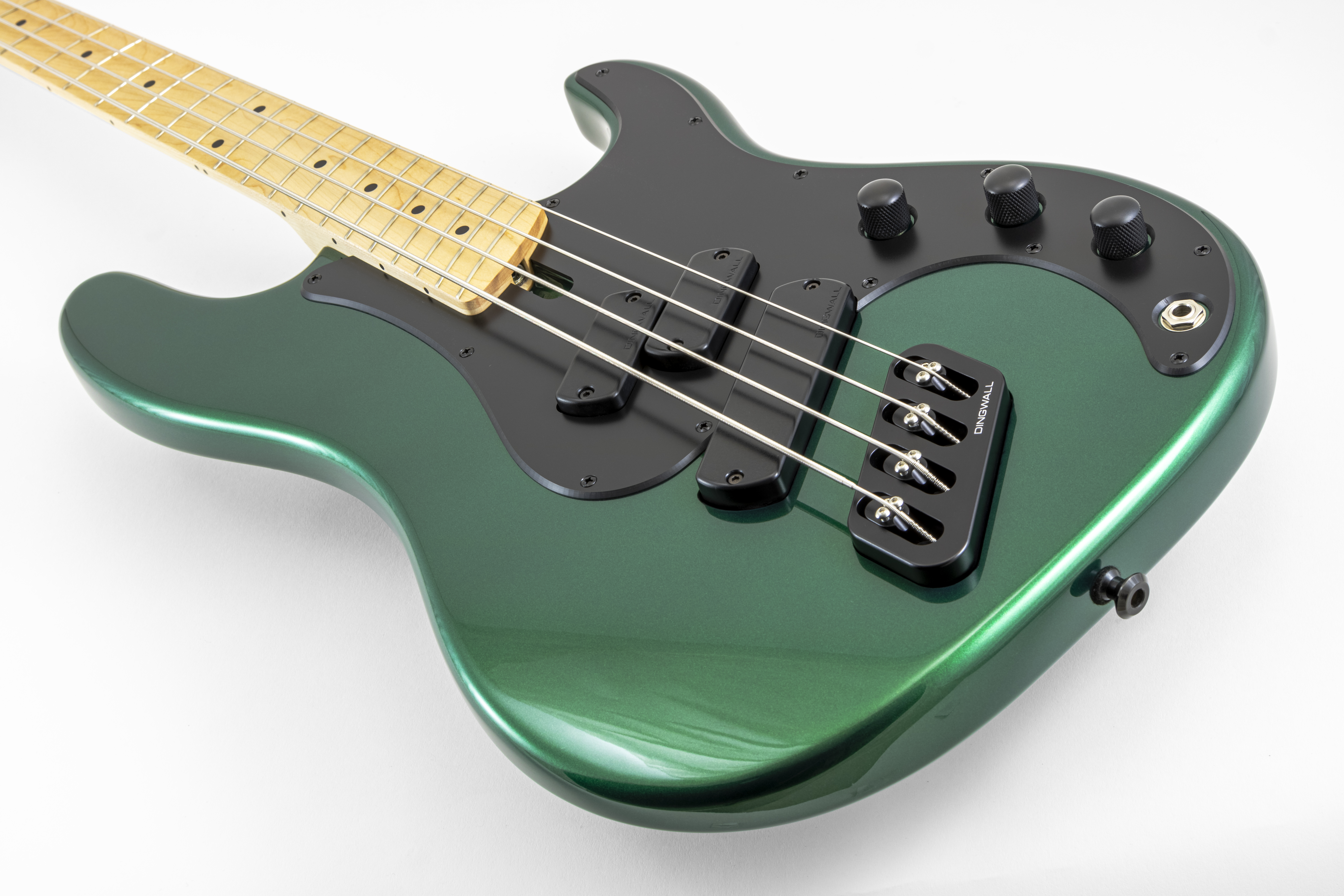 SP1 Maple 4-string Bass Gloss Dark Candy Green