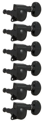 305BC6 Mid-Size Rotomatics with Round Button - Guitar Machine Heads, 6-in-Line, Bass Side (Left) - B