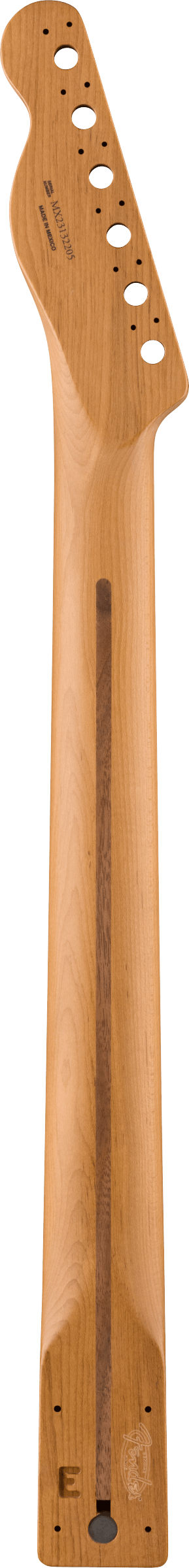 Satin Roasted Maple Telecaster® Neck, 22 Jumbo Frets, 12", Maple, Flat Oval Shape (Versandrückläufer