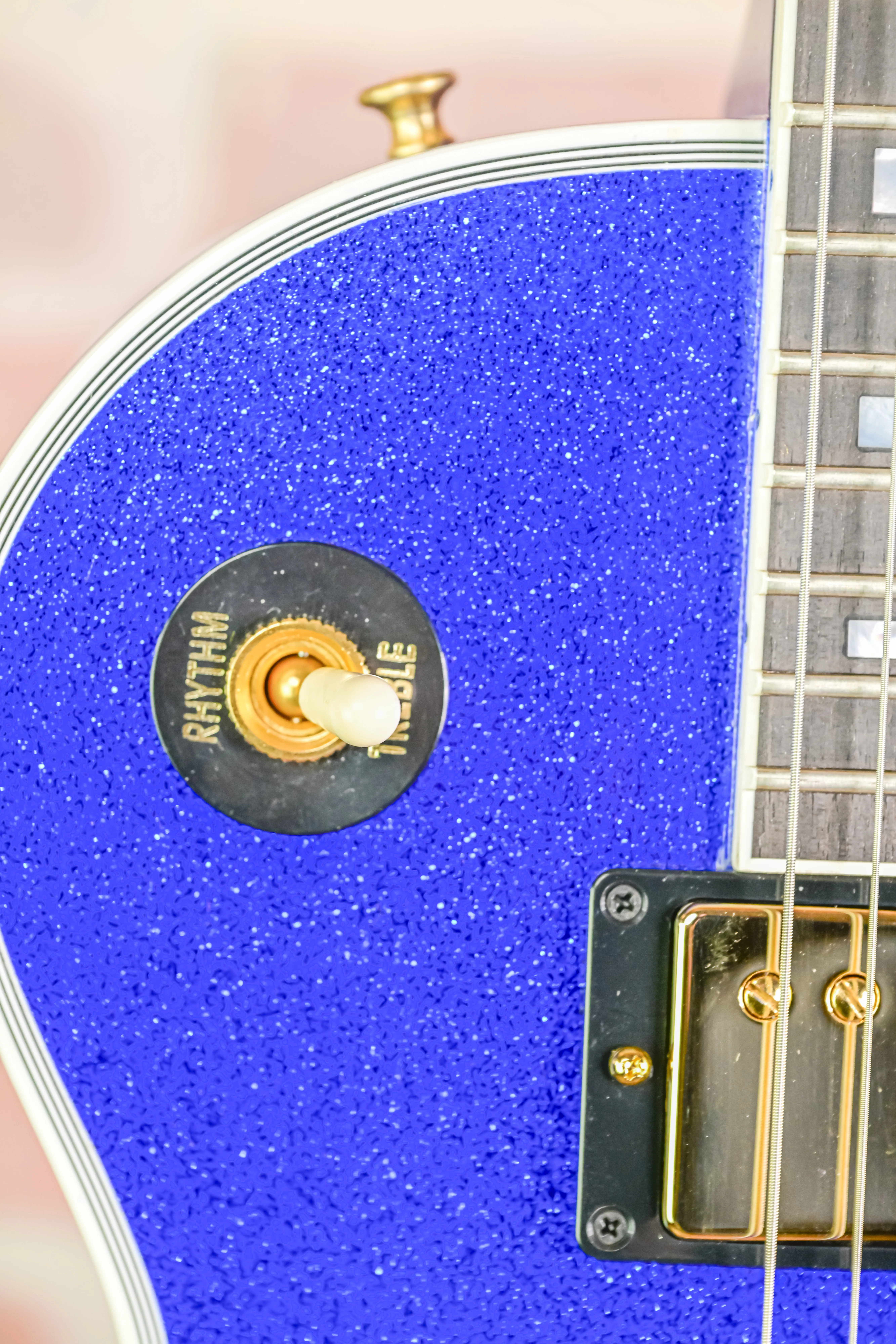 Les Paul Custom M2M Dark Blue Sparkle (B-Stock) High-End Guitar