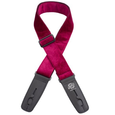 Strap 2" Crushed Velvet (LIS 019 CV2-RED), Red