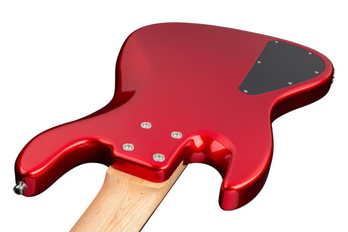 MetroLine 21-Fret Vintage J/J Bass - Candy Apple Red High Polish (Versandrückläufer)