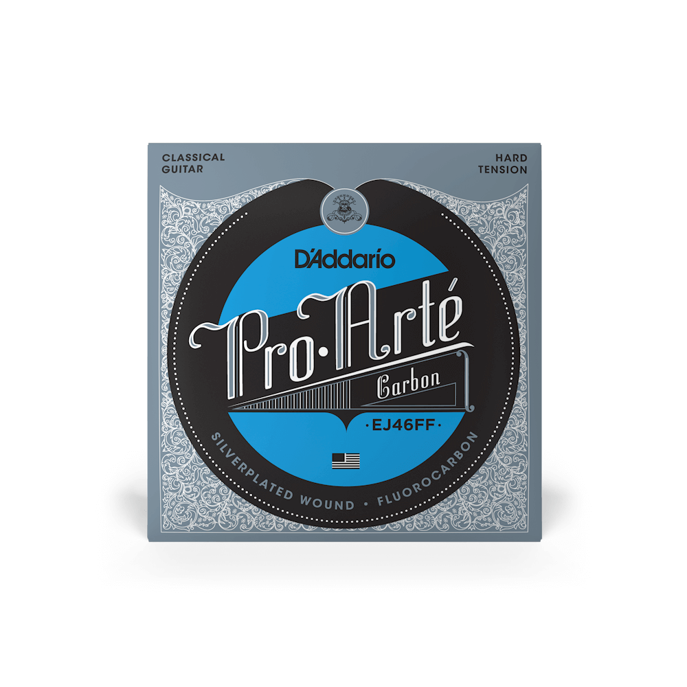 EJ46FF ProArte Carbon Classical Guitar Strings, Dynacore Basses, Hard Tension