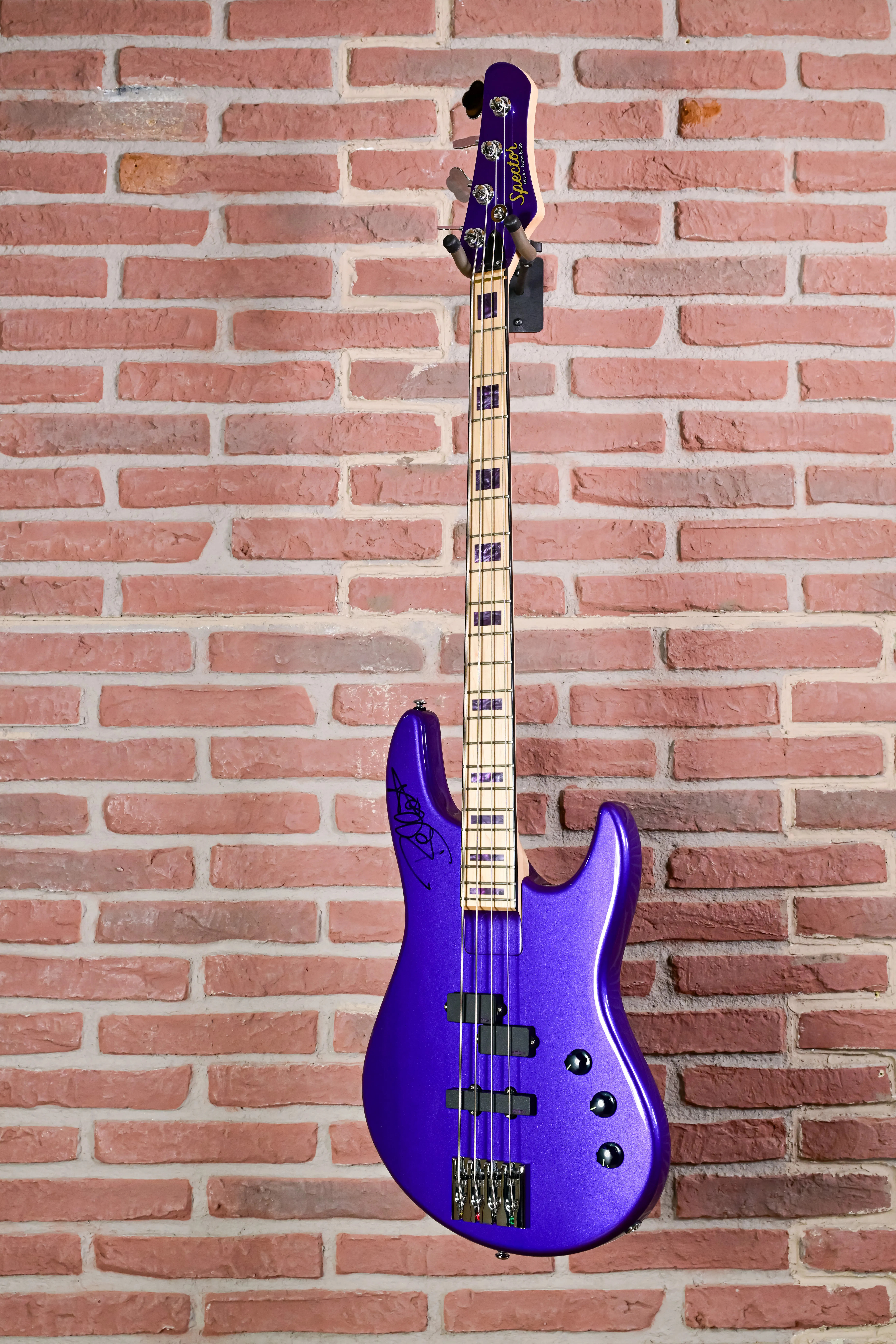 NC-4 Signed by Frank Bello Signature Bass Metallic Purple #1