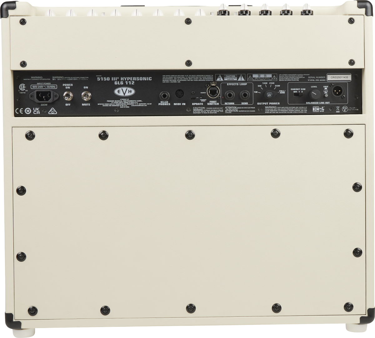 5150III Hypersonic 6L6 1x12 Ivory