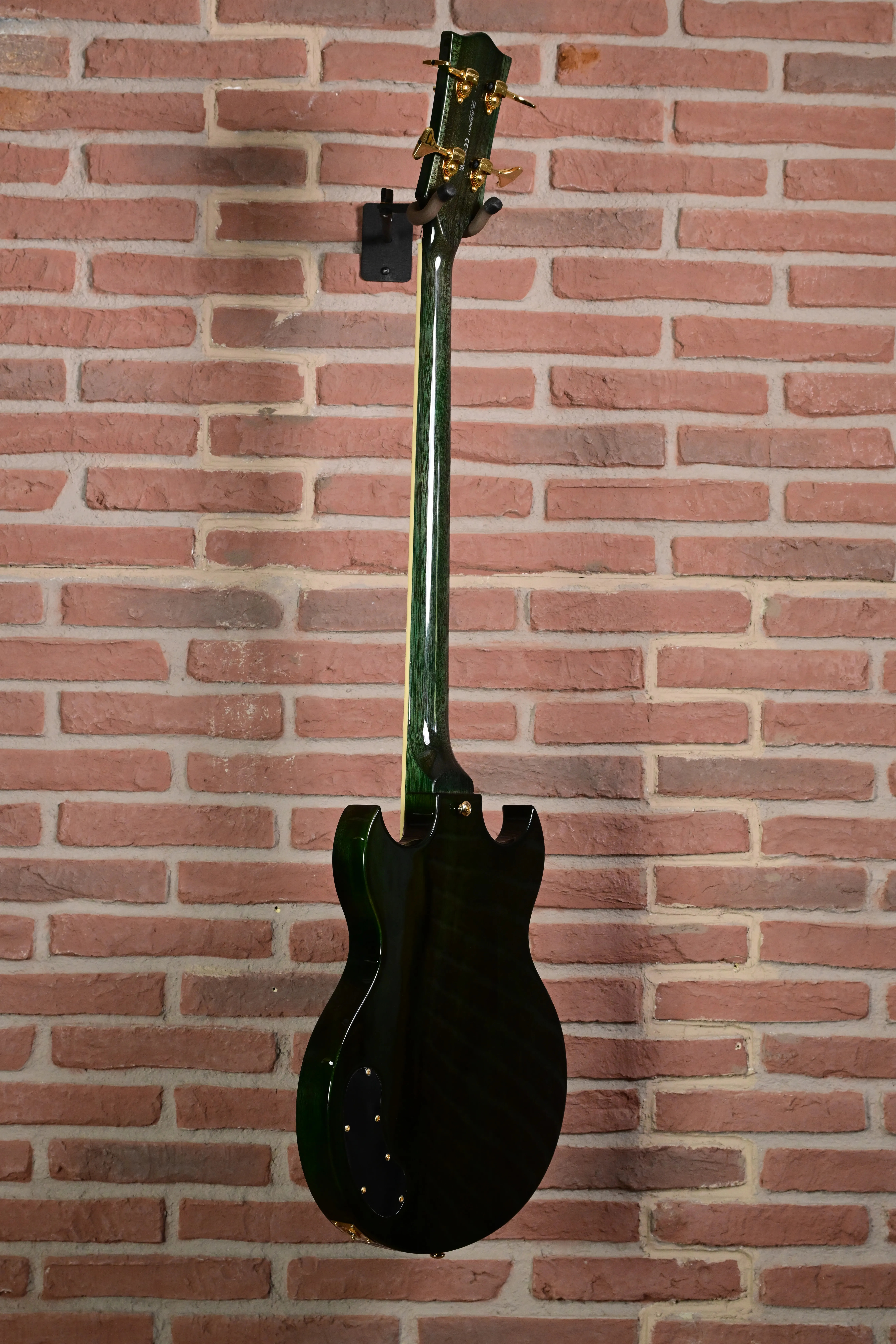 Warlord Bass Transparent Emrald  Green