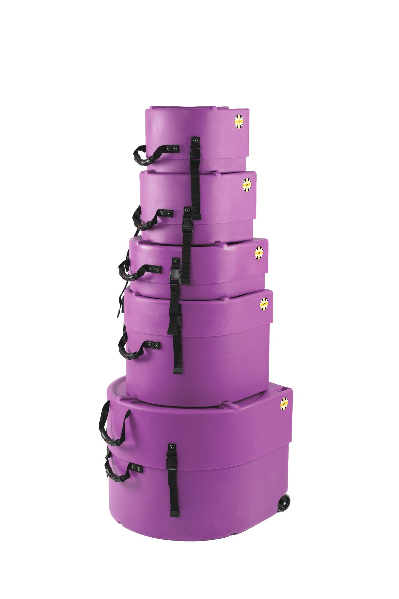 HLROCKFUS-6PU Drum Case Set Purple