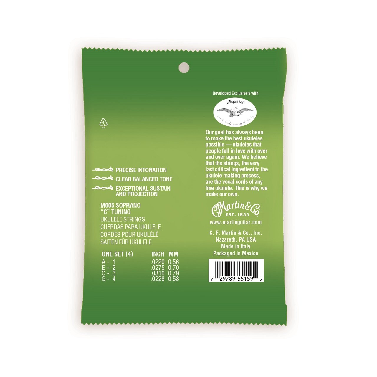Premium Polygut® Strings, Soprano