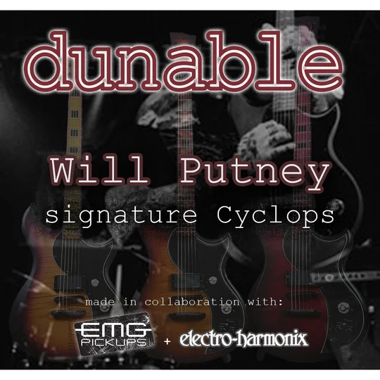 Cyclops DE - Will Putney Signature Red/Black Burst Baritone  