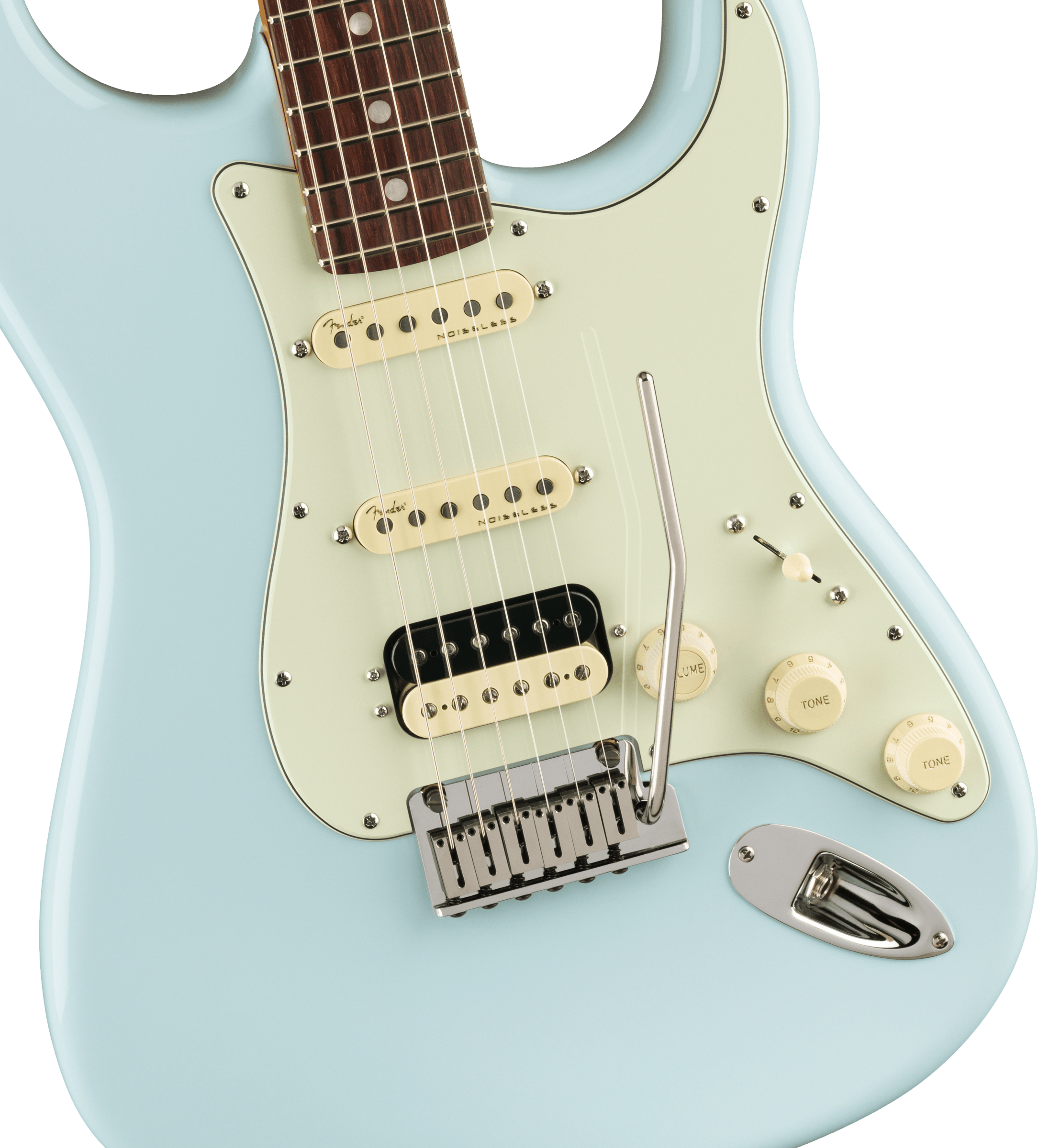 American Ultra Stratocaster® HSS, Rosewood Fingerboard, Sonic Blue
