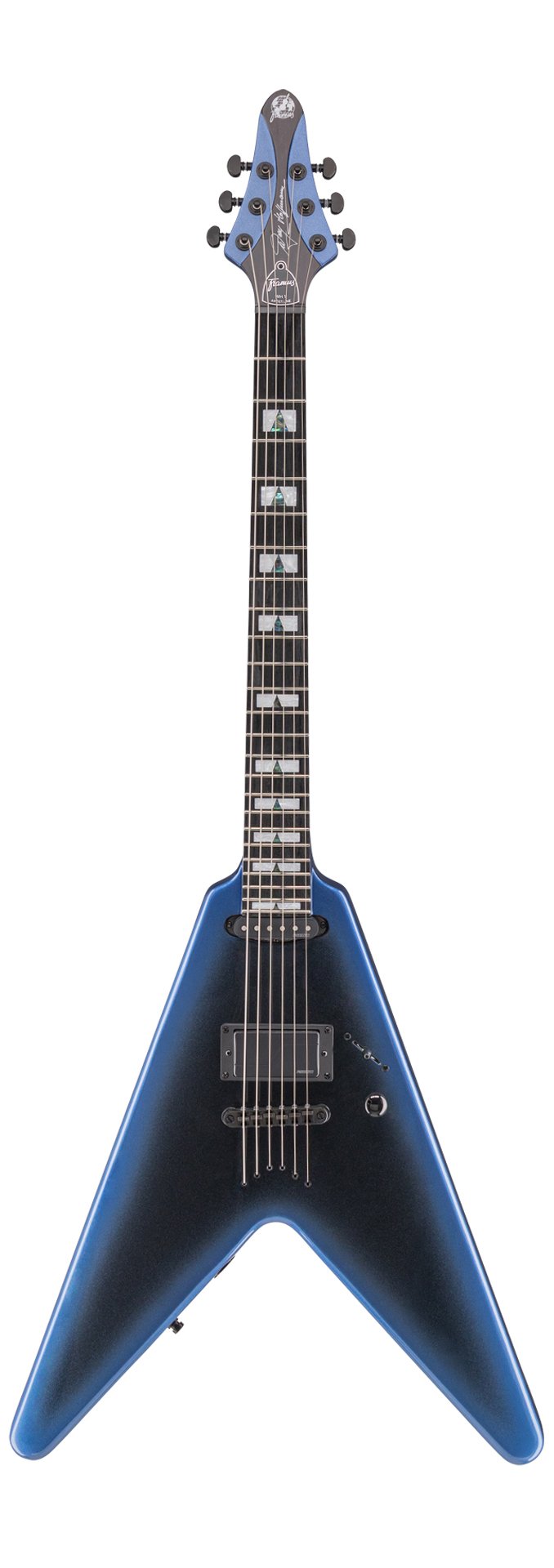Artist Line Breaker WH-1 - Solid Dark Night Metallic High Polish E-Gitarre