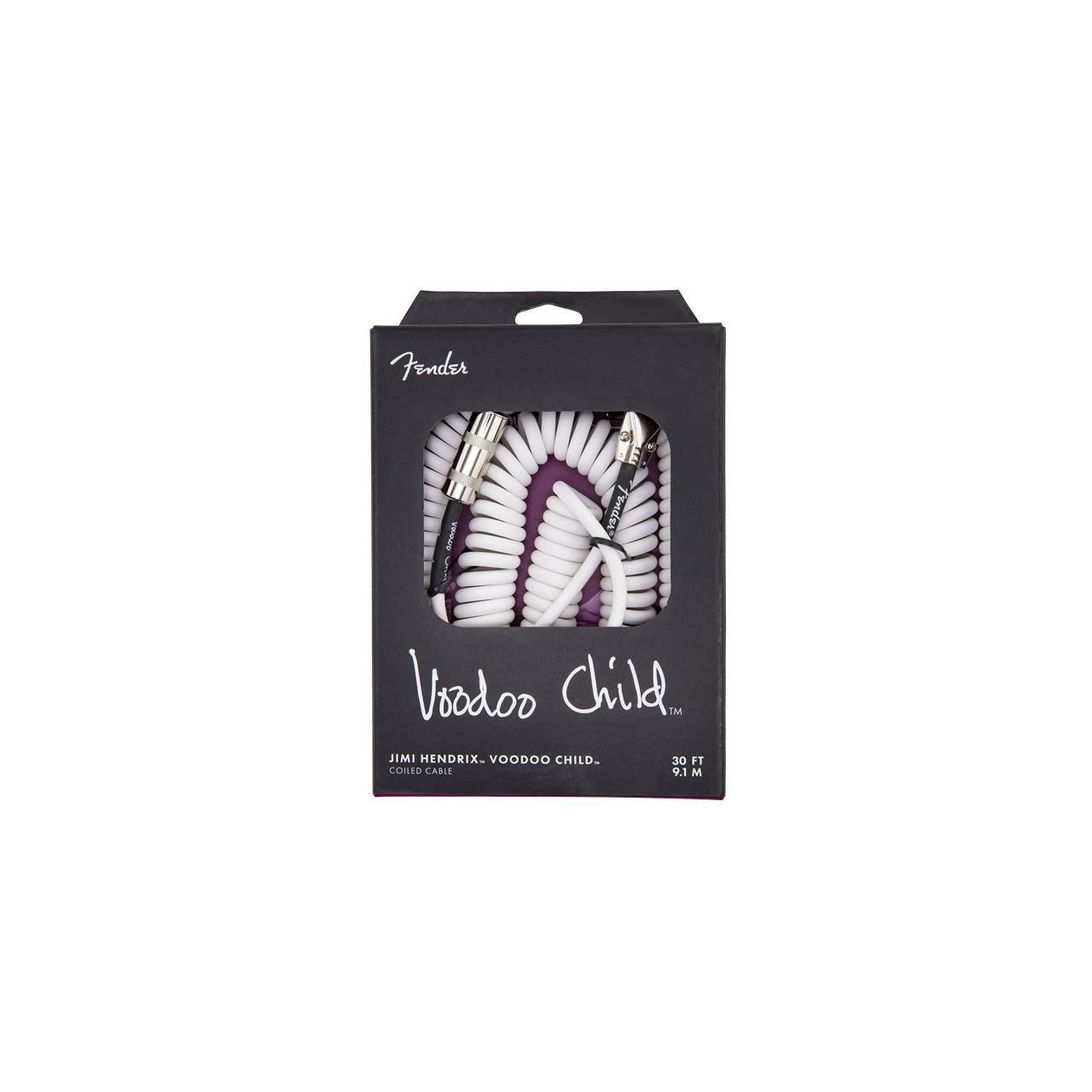 Jimi Hendrix Voodoo Child Cable White