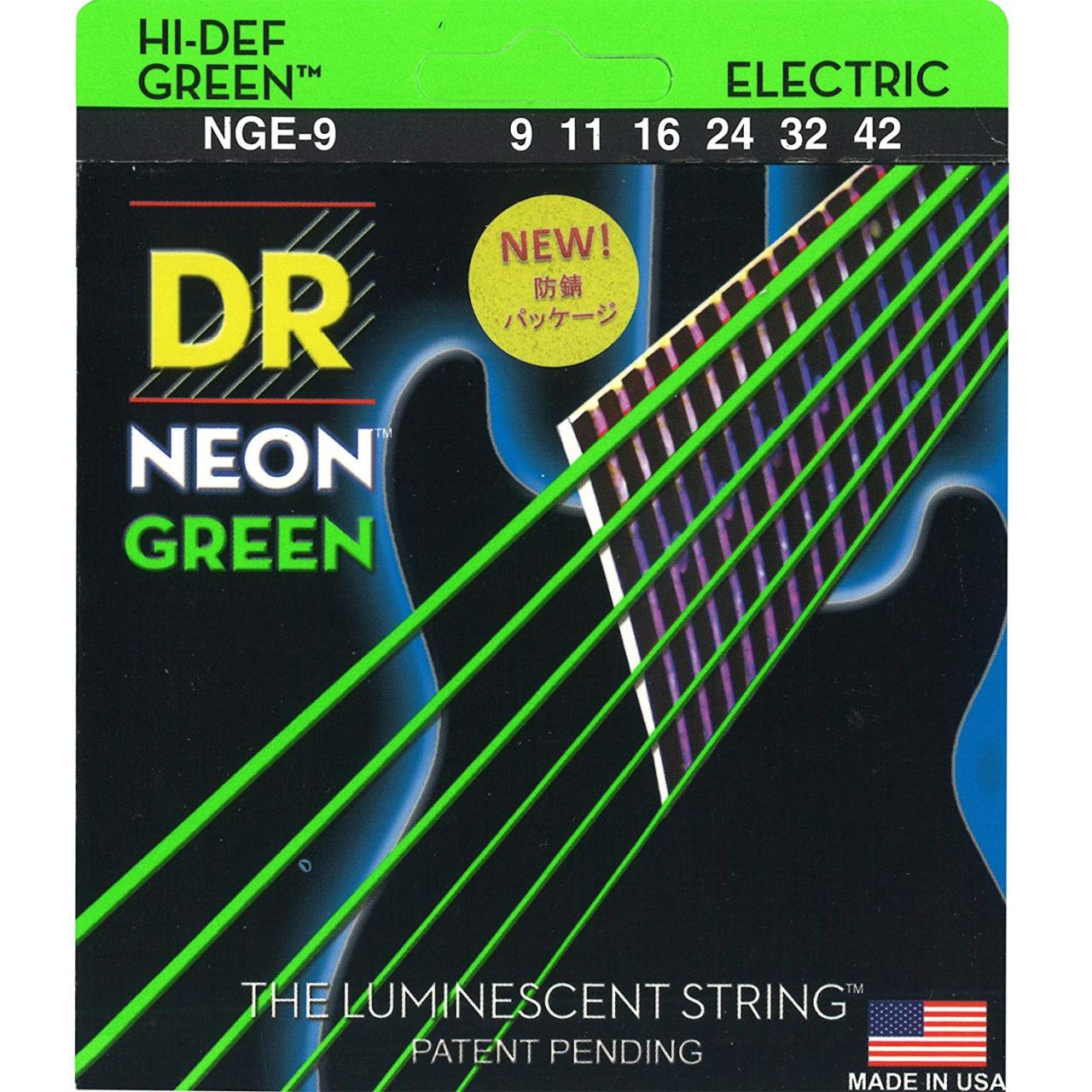 NGE-9 Hi Def Green Neon Satz 009-042 -Lite