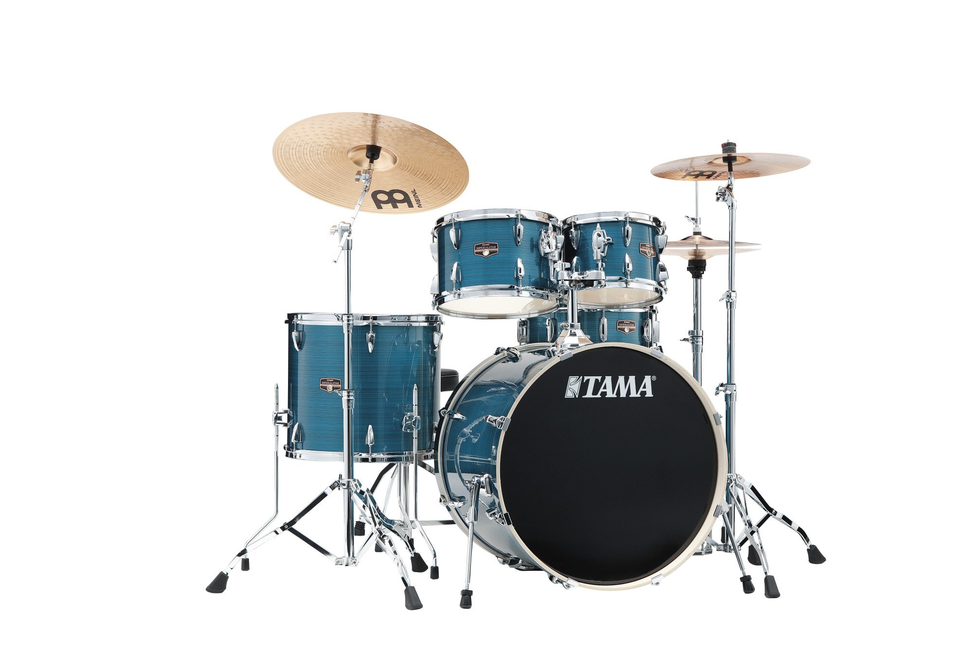 IP52H6W Imperialstar Drum Set 5 teilig - Hairline Blue