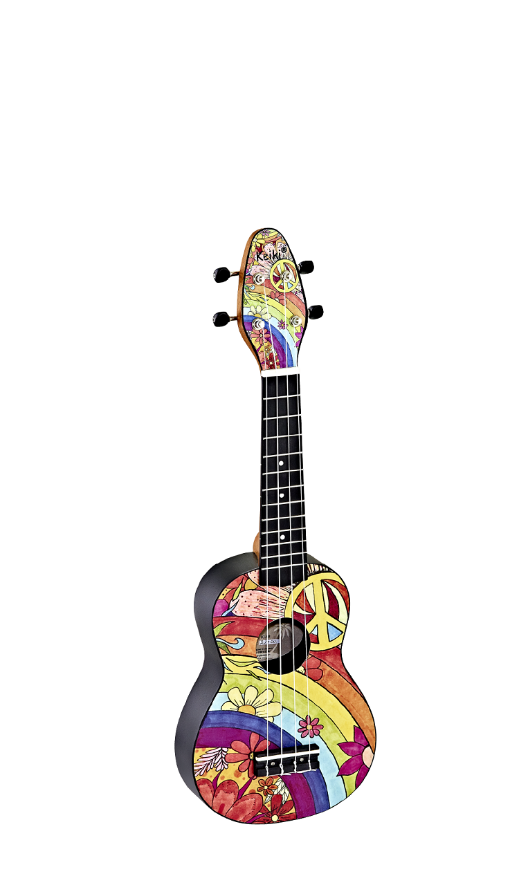 Keiki K2-68 Ukulelen Set "Peace 68"