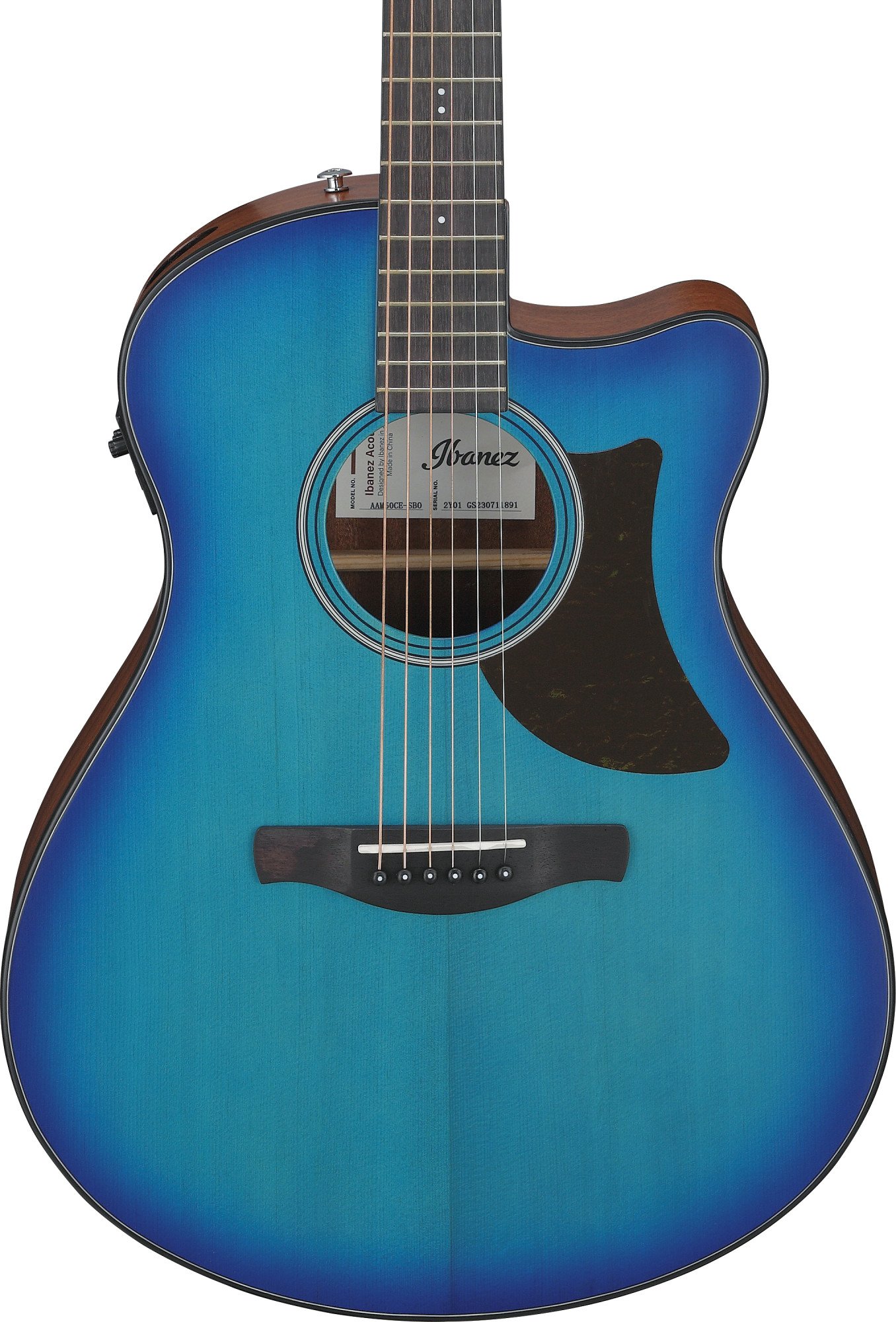 AAM50CE Westerngitarre, Saphire Blue Burst 