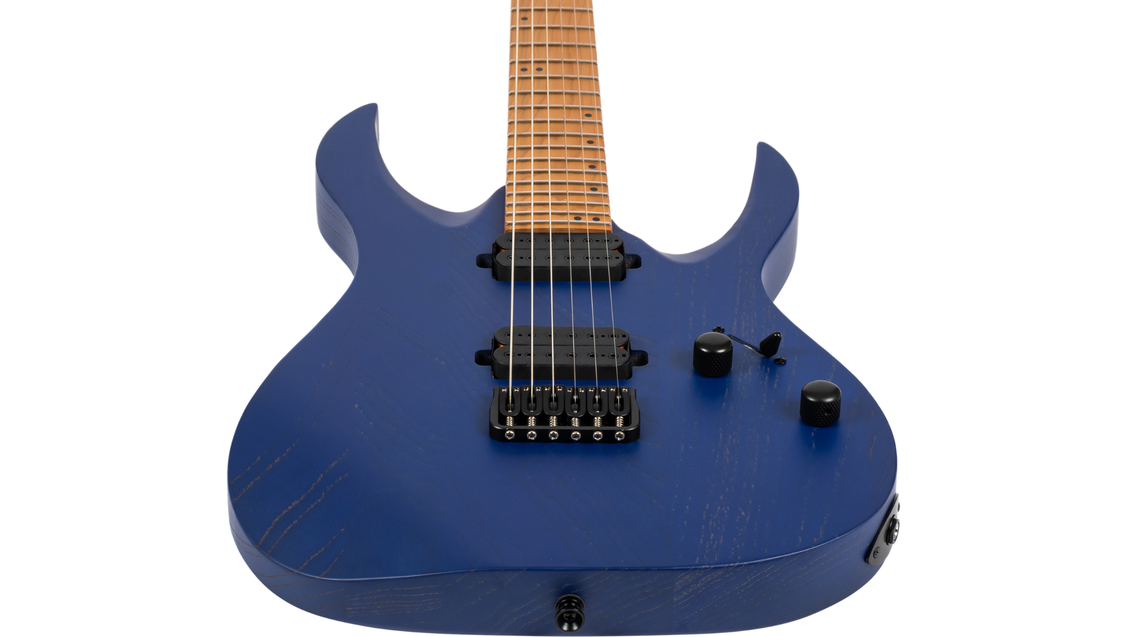S-600 ABL E-Gitarre Swamp Ash Blue Stainless Steel