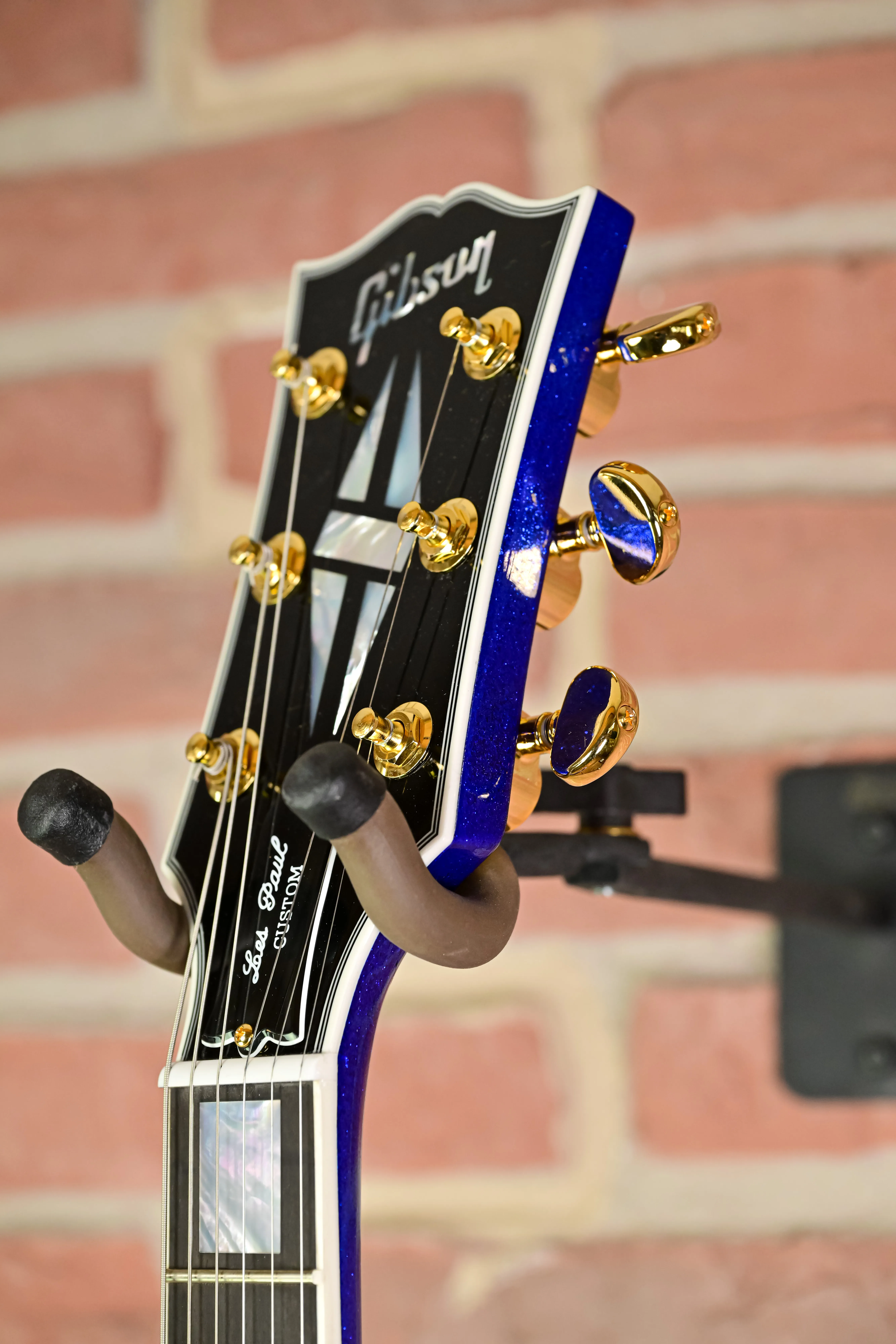 Les Paul Custom M2M Dark Blue Sparkle (B-Stock) High-End Guitar