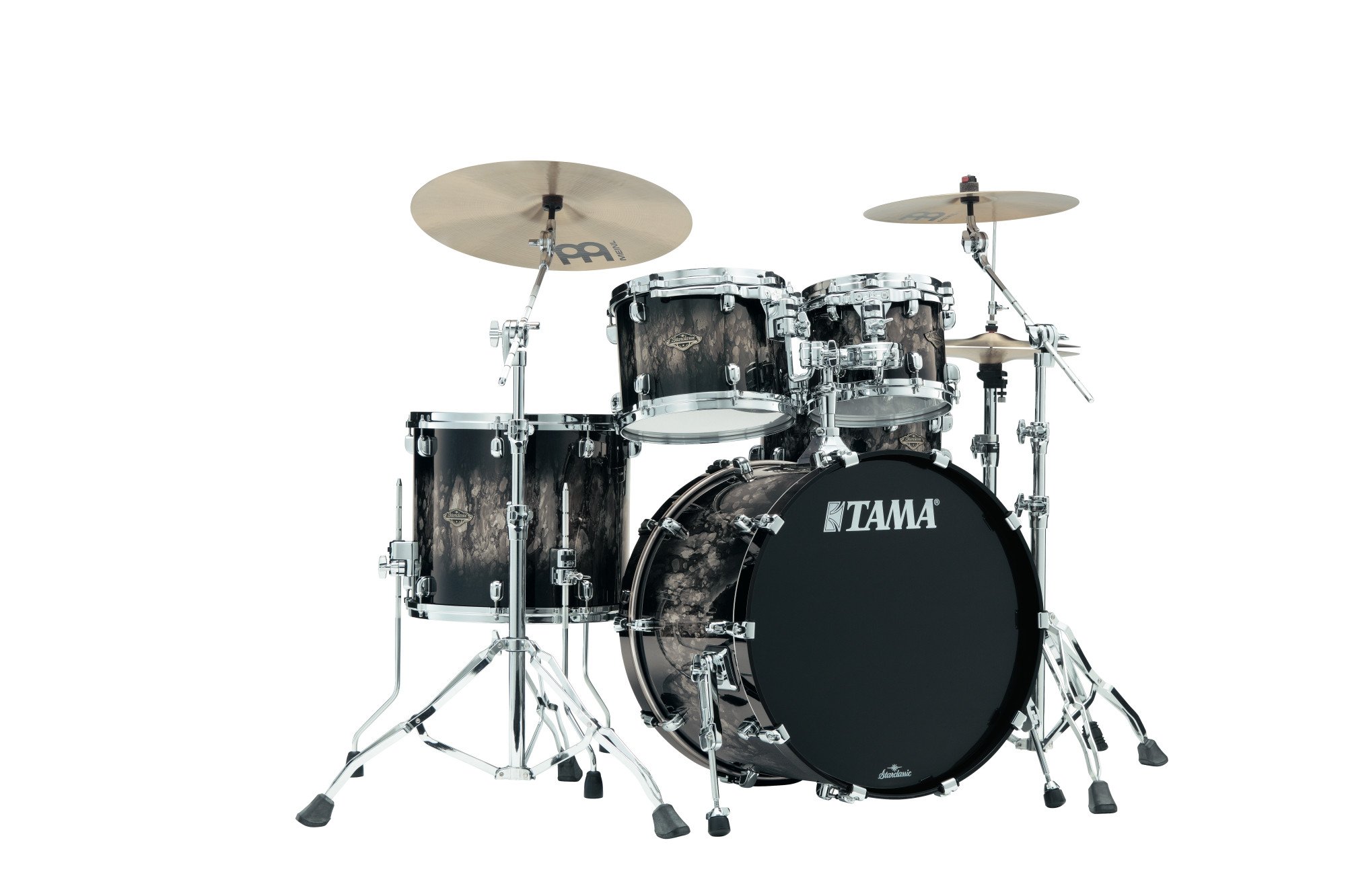 WBS42S Starclassic Walnut/Birch Lacquer Shell Kit 4 Teilig - Molten Platinum Burst