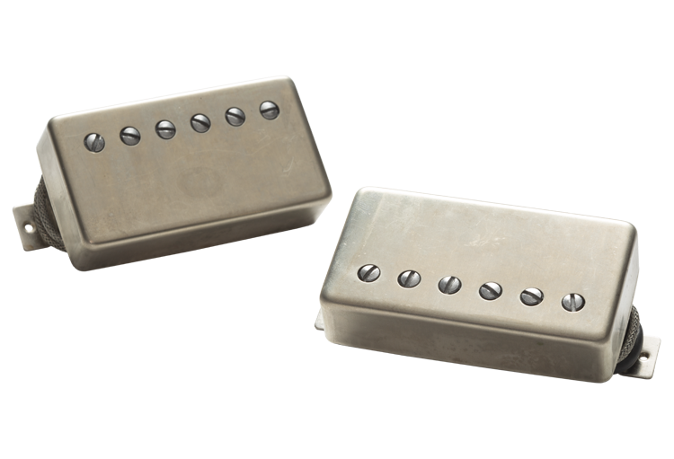 APH-2s Slash Alnico II Pro Humbucker Set - Raw Nickel Cover