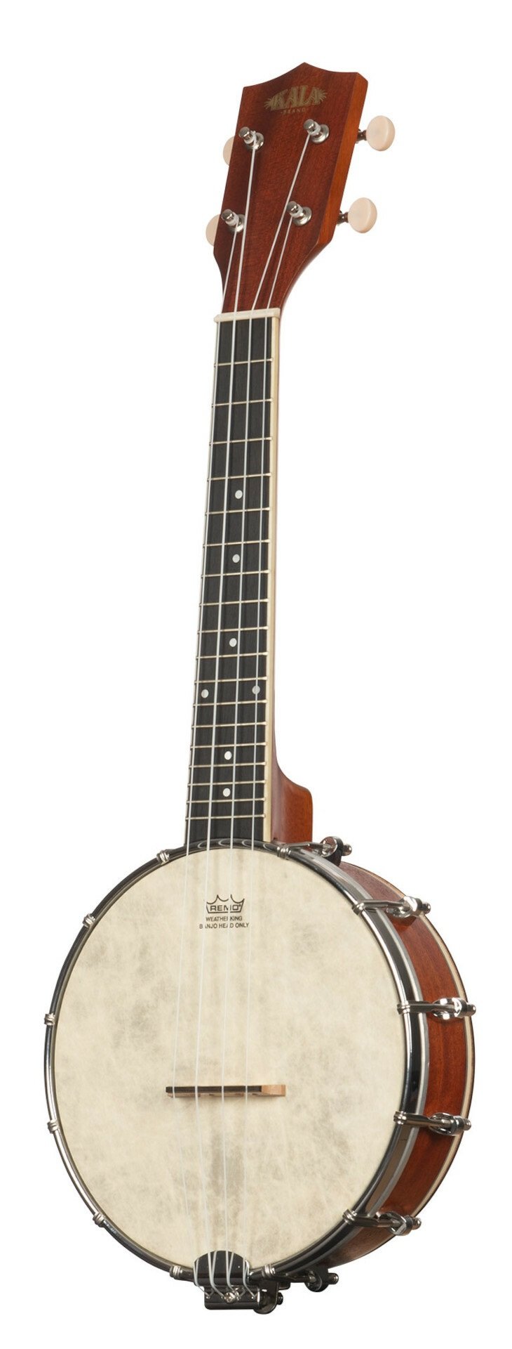 KA-BNJ-MHG-C - Natural Mahogany Banjo Concert Ukulele, with Bag
