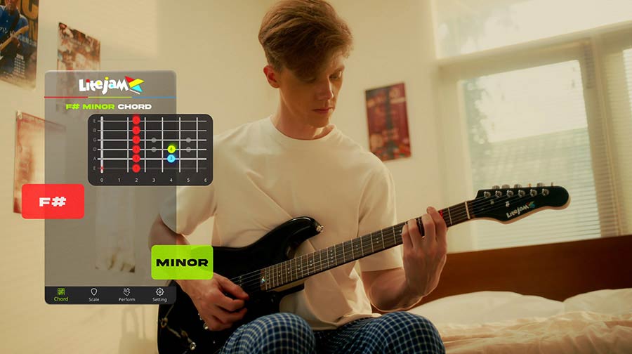 Smart Guitar RGB24/WH